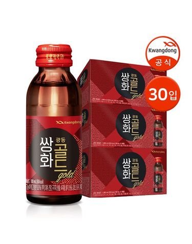 [보리보리] 광동 쌍화골드 100ml 30병 / 쌍화차 전통차 건강음료
