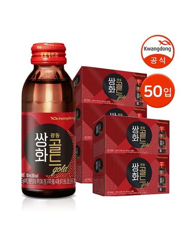 [보리보리] 광동 쌍화골드 100ml 50병 / 쌍화차 전통차 건강음료
