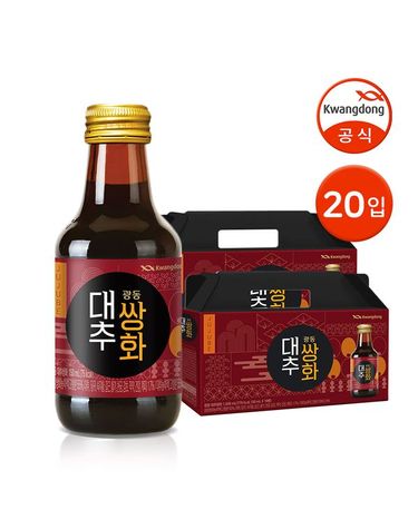 [보리보리] 광동 대추쌍화 150ml 20병 / 쌍화차 전통차 건강음료