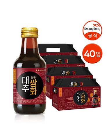 [보리보리] 광동 대추쌍화 150ml 40병 / 쌍화차 전통차 건강음료