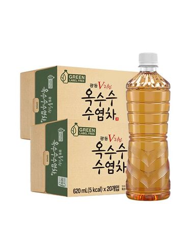 [보리보리] 광동 옥수수수염차 무라벨 620ml 40입 Z