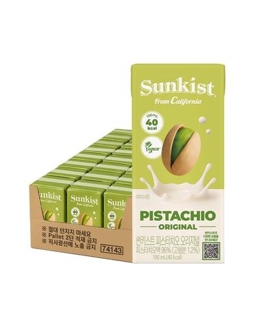 [보리보리] 썬키스트 피스타치오 오리지널 190ml 24팩