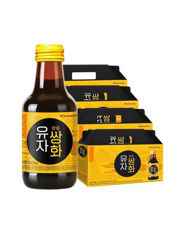 [보리보리] 광동 유자쌍화 150ml 40병 / 전통차 건강음료