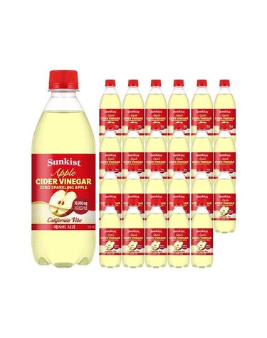 [보리보리] 썬키스트 애사비 제로 스파클링 500ml 24입