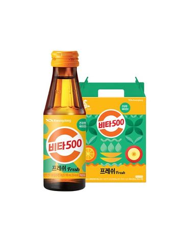 [보리보리] 광동 비타500 프레쉬 100ml 20병 선물용 박스 동봉