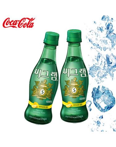 [보리보리] 코카 씨그램 레몬 350ml 24개 한박스