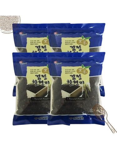 [보리보리] 남양농산 햇사래 검정 찰현미 800g x4개 쌀 햅쌀 잡곡