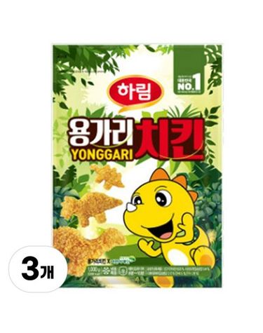 [보리보리]  용가리치킨 3kg 1kgX3개