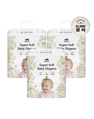 [보리보리]  슈퍼소프트 테이프형 L 3팩