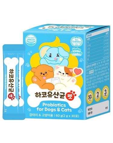 [보리보리]  하코 유산균 펫 강아지고양이 30포