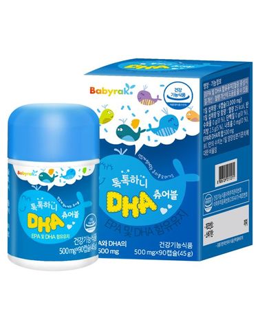 베이비락 [보리보리] 톡톡하니 DHA 츄어블 90캡슐