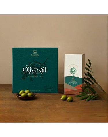 [보리보리] 알마자라스 유기농 올리브오일 100 세트 280ml 140ml2개입 + 쇼핑백