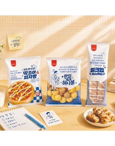[보리보리] 삼립 비스포크 3종 골라담기 8봉  허니볼, 패스츄리, 피자빵