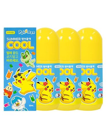 [보리보리] 포켓몬 썸머쿨 50ml x 3개