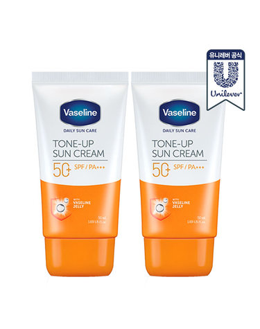 바세린 [보리보리]  톤업 선크림 50ml 2개