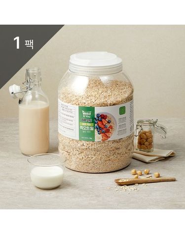 [보리보리] 하루오트 바로먹는 퀵오트밀 2kg 1팩