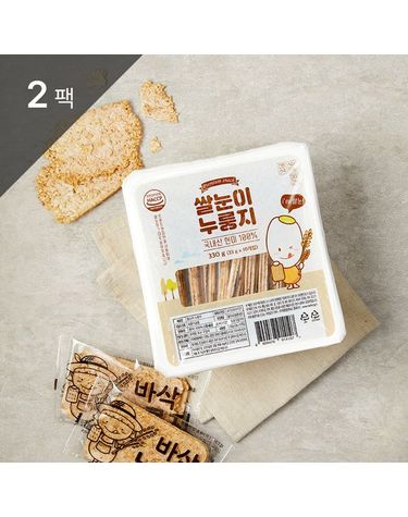 [보리보리] 쌀눈이 현미 누룽지 330g 33g10개 2팩