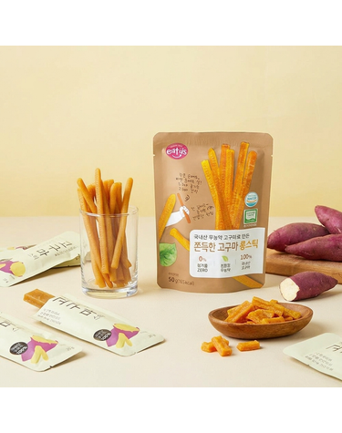 [보리보리] 간편하고 든든하게 고구마스틱 20g 20팩+무농약 고구마로 만든 쫀득 고구마 롱스틱 50g 10팩
