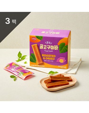 [보리보리] 달콤쫀득 고구마바 330g 22g X 15개입 3팩