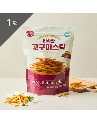 [보리보리] 바삭한 고구마스틱 300g 1팩