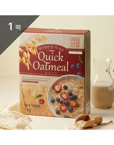 [보리보리] 오리지널 오트밀 1kg 1팩