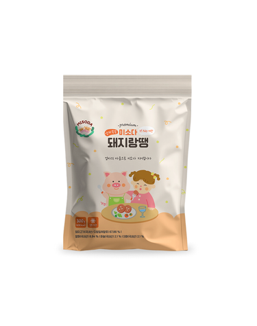[보리보리] 아기반찬 유아식  무항생제  돼지랑땡 300g, 1개