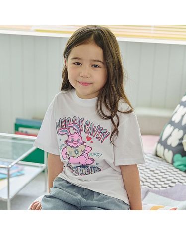[보리보리] KIDS 허프 홉피 반팔티 화이트
