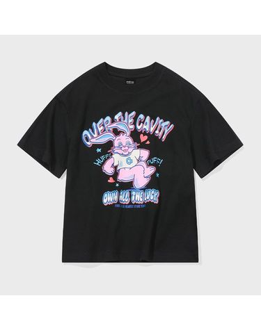 [보리보리] KIDS 허프 홉피 반팔티 블랙