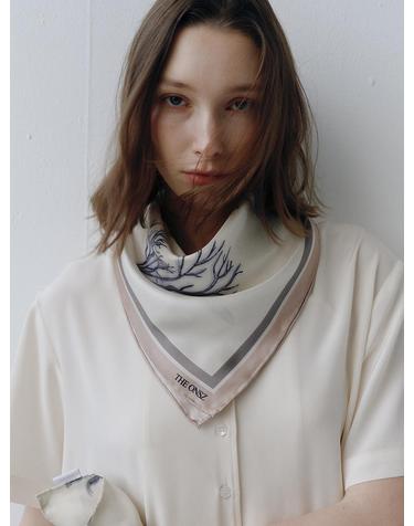 디온즈 SILK SIGNATURE SEASHELL SCARF