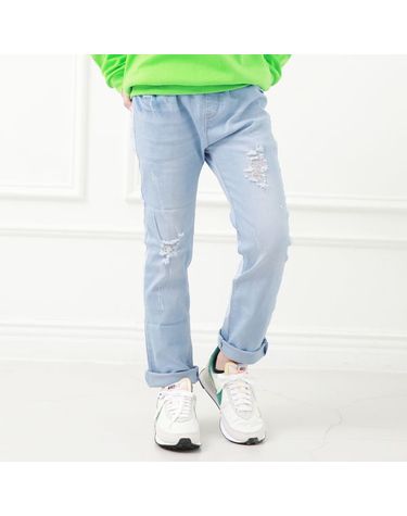 [보리보리] 라이트구제스판청바지 주니어청바지 데님바지 새학기 초등학생옷