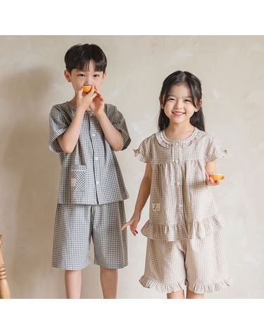 [보리보리] 유아 아동 여름 반팔 잠옷 예쁜 주니어 파자마 M제제면