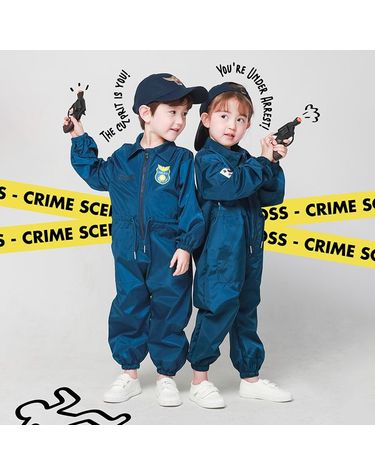 [보리보리] 아동 전신 미술가운 경찰관