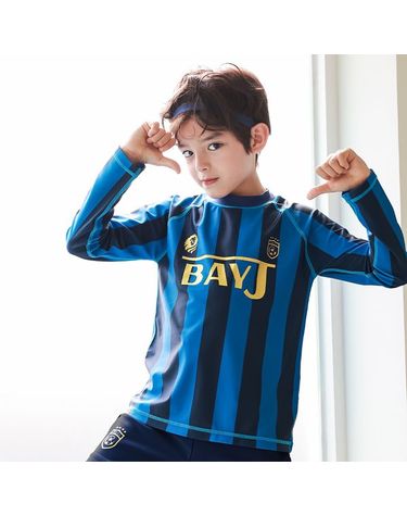 [보리보리] BAY-J 주니어 스트롱거 남아 래쉬가드 상의+반바지레깅스 세트