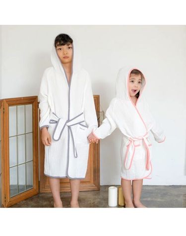 [보리보리] 베이직거즈가운 유아 어린이 키즈 목욕 물놀이 샤워 수영 목욕가운 비치 남아 여아