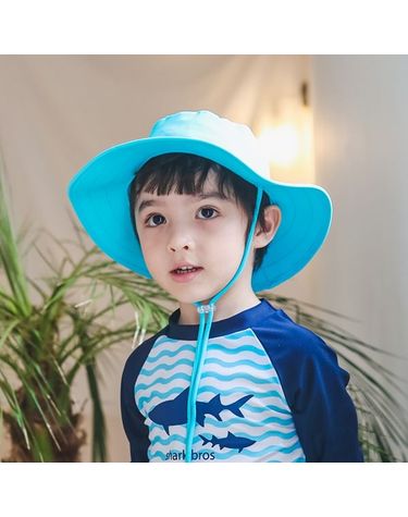 [보리보리] 썬햇 스카이블루/ 아기 유아동 자외선 차단 여름 모자