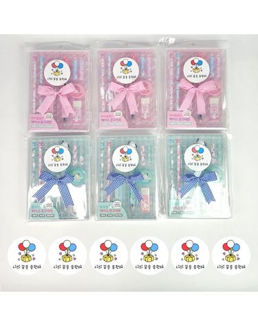 [보리보리] 산리오문구세트 마이멜로디 포차코 2종 X 3p 선물포장 완제품