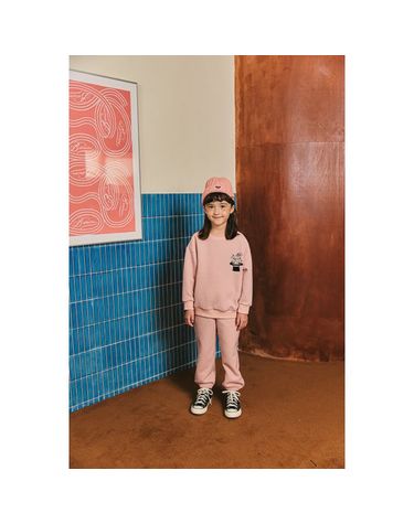 [보리보리] 퀼티드래빗 맨투맨조거상하복 23WI10800102