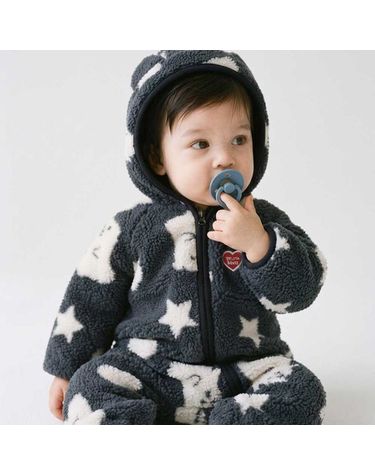 [보리보리] 차콜 베이비 고스트 덤블 수트 BB64OV24CH