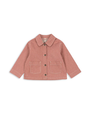 국내공식 콩제슬래드 룩 셔츠 자켓 MILK ROUGE STRIPE