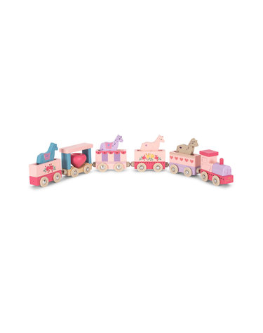국내공식 콩제슬래드 자석 유니콘 기차 PINK