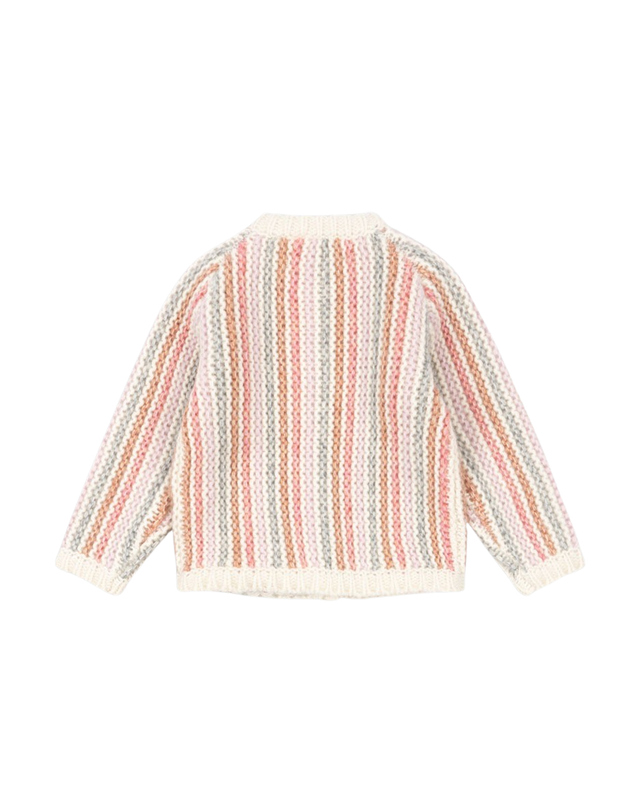 콩제슬래드 국내공식 콩제슬래드 키리 가디건 ROSE STRIPE 착용컷