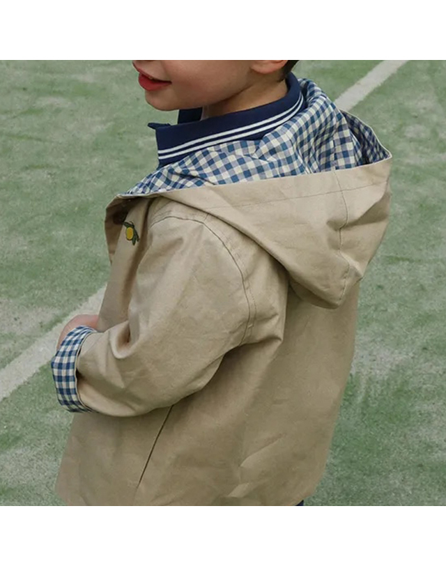 콩제슬래드 국내공식 콩제슬래드 트렌치 코트 OXFORD TAN 착용컷
