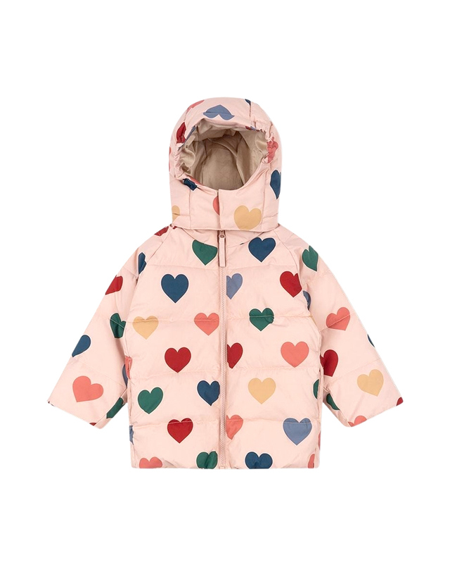 콩제슬래드 국내공식 콩제슬래드 누카 패딩 자켓 COEUR ROSE COLORE 착용컷