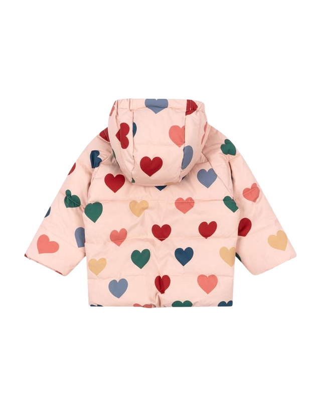 콩제슬래드 국내공식 콩제슬래드 누카 패딩 자켓 COEUR ROSE COLORE 착용컷