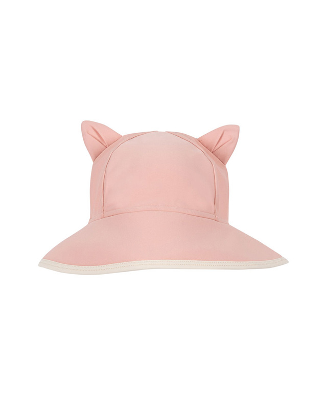 콩제슬래드 국내공식 콩제슬래드 키티 스윔 햇 POWDER PINK 착용컷