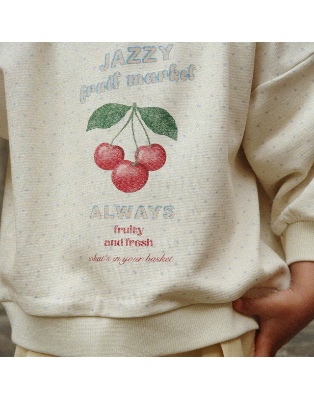콩제슬래드 국내공식 콩제슬래드 루피 루 스 셔츠 JAZZY DOT 착용컷