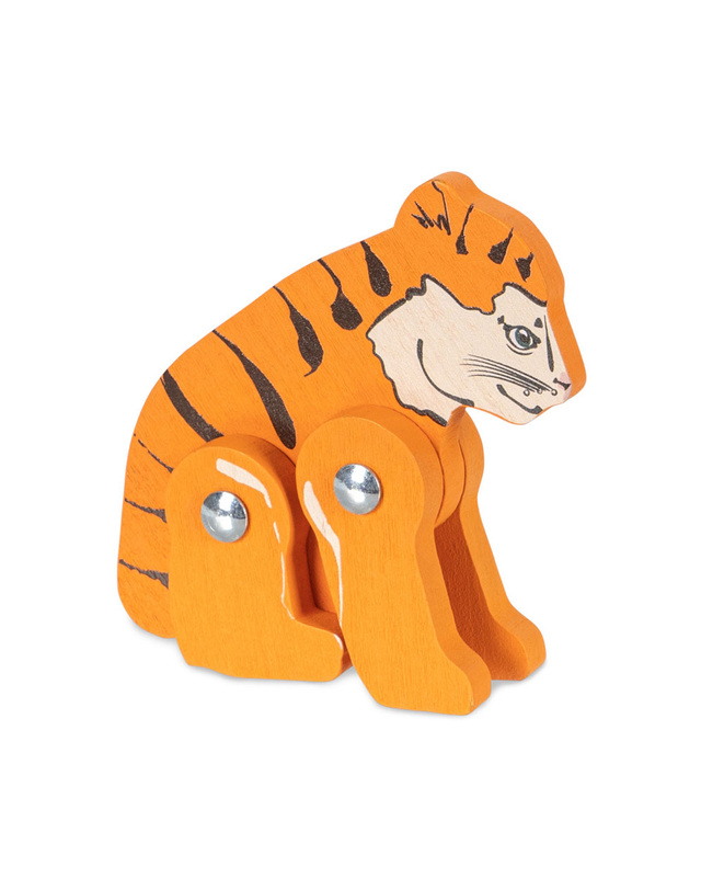 콩제슬래드 국내공식 콩제슬래드 매치박스 우드 토이 TIGER 착용컷