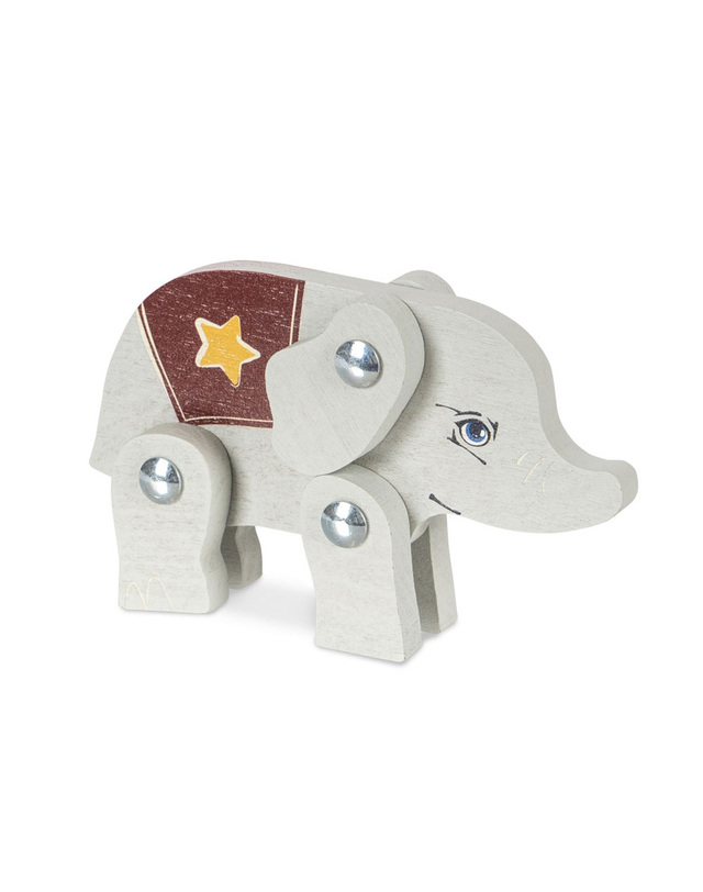 콩제슬래드 국내공식 콩제슬래드 매치박스 우드 토이 ELEPHANT 착용컷