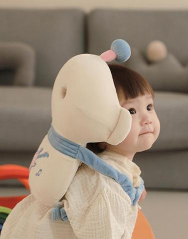 [베이비팜] 머리쿵 방지 쿠션 삼쿵이 아기 머리보호대 유아 베개 뒤통수 헬멧 안전모 신생아선물