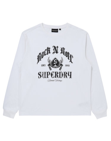 W 락앤롤 롱슬리브 화이트 SDFILAP91WHT